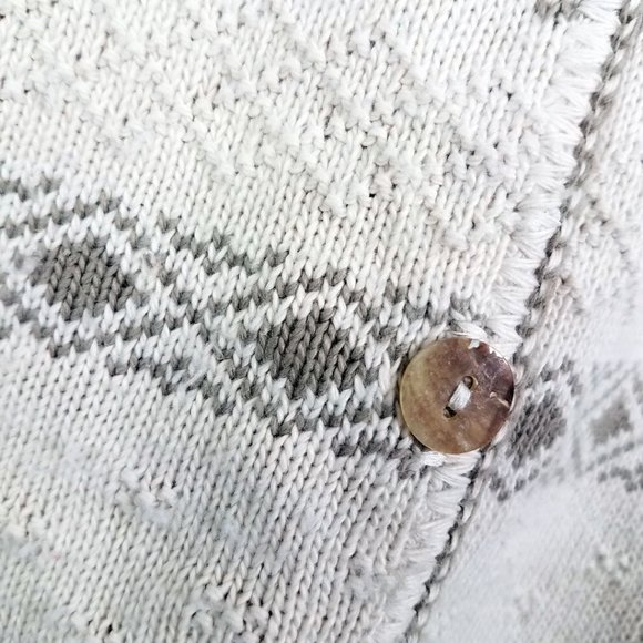 Reba Rose Women's Knit Button Down Shirt Top Blouse Cardigan Sweater - Picture 5 of 12